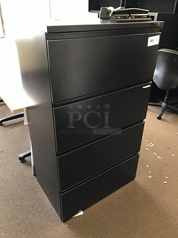 Two Lateral Filing Cabinets 