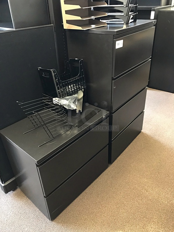 Two Lateral Filing Cabinets 