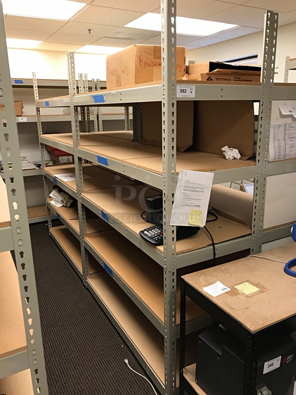 Two Heavy Duty Storage Rack w/ 5 Adjustable Shelves