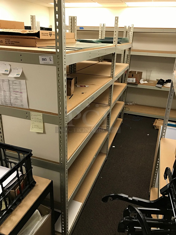 Two Heavy Duty Storage Rack w/ 5 Adjustable Shelves