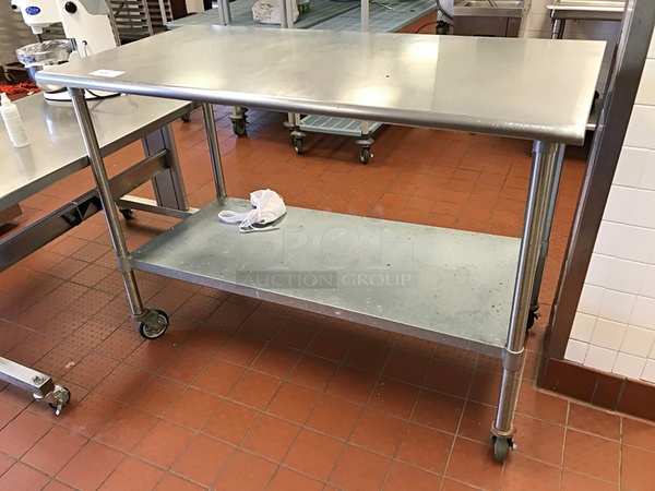 Eagle Stainless Steel Work Table w/ Under Shelf