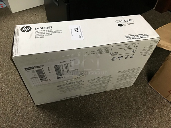 NEW IN BOX! HP C8543YC Black LaserJet Printer Ink Cartridge 