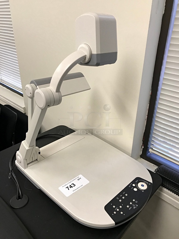 ELMO P10S Document Camera w/ 120x Zoom, Image Capture & Video Output, 115v 1ph, tested & Working!