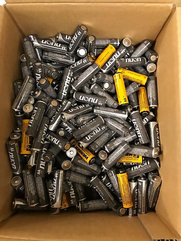 Box of Nuon AA Batteries