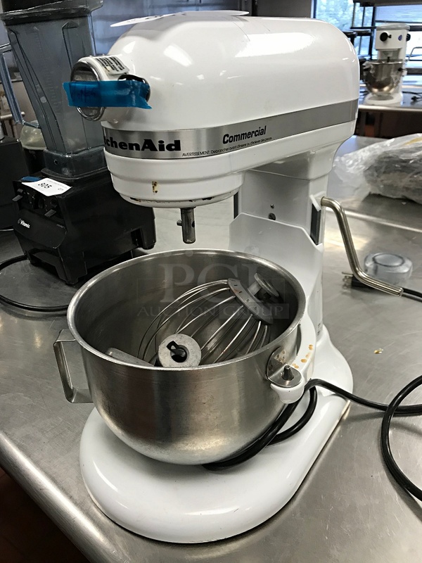 Kitchen Aid Commercial Ten Speed Mixer w/ Bowl & Attachments, 115v 1ph, Tested & Working!