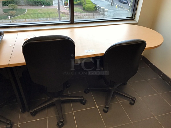 Herman Miller Desk & Two Task Chairs