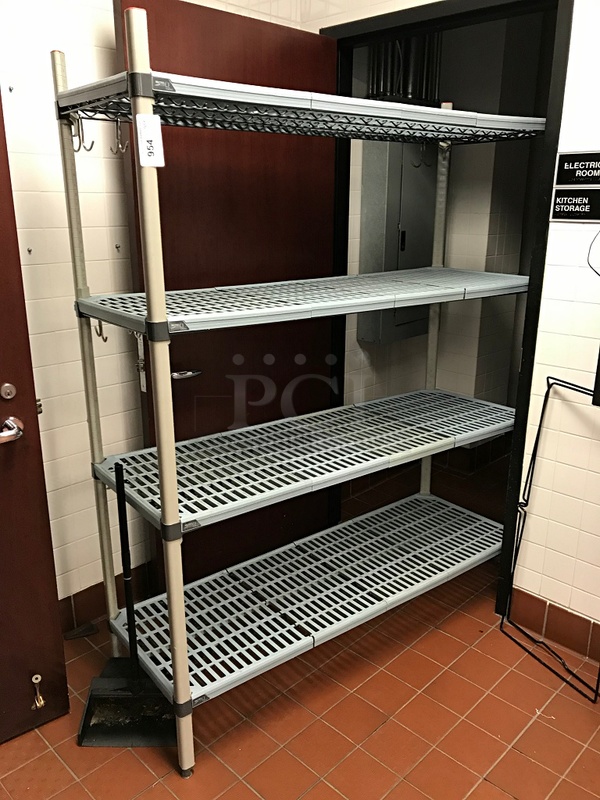 Metro Max Q Rack w/ Four Shelves on Casters