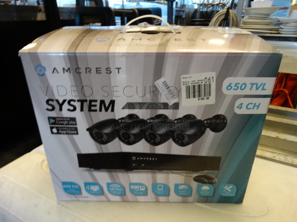 BRAND NEW IN BOX! Amcrest Video Security System. 