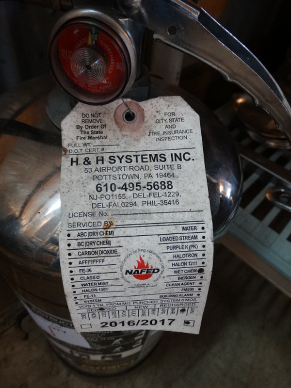 Ansul K Guard Wet Chemical Fire Extinguisher. 7x8x22 - Image 5 of 5