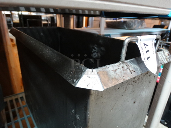 Metal Bin w/ Handles. 22x10x17 - Image 2 of 4