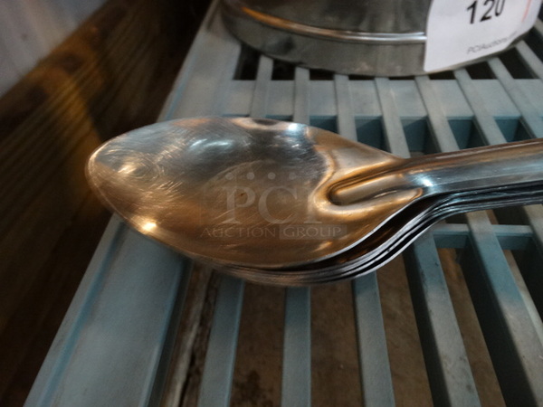 6 Metal Serving Spoons. 18.5". 6 Times Your Bid! - Image 2 of 3
