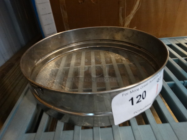 Metal Sifter. 10x10x2.5 - Image 1 of 2