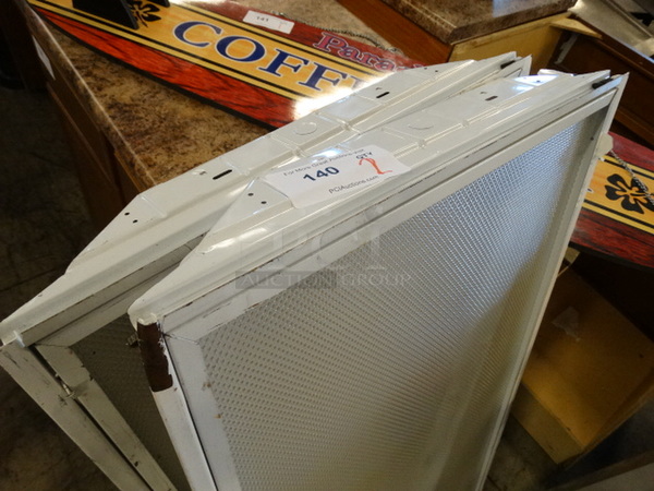 2 White Metal Fluorescent Lights. 48x24x4. 2 Times Your Bid! - Image 3 of 3
