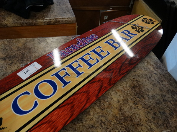 Surfboard Shaped Sign. 60x7x15 - Image 3 of 5