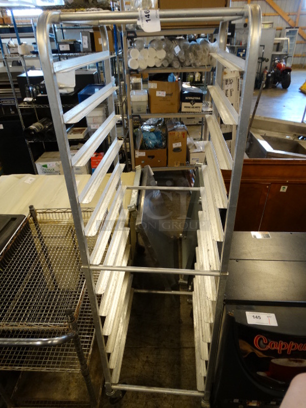 Metal Commercial Pan Transport Rack on Commercial Casters. 20x26x69 - Image 1 of 4