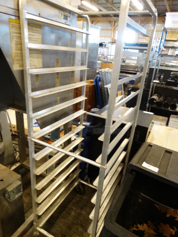 Metal Commercial Pan Transport Rack on Commercial Casters. 20x26x69 - Image 2 of 4