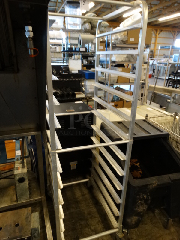 Metal Commercial Pan Transport Rack on Commercial Casters. 20x26x69 - Image 3 of 4
