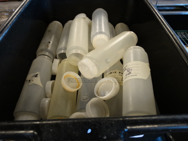 13 Poly Condiment Bottles. 2.5x2.5x8. 13 Times Your Bid! - Image 2 of 3