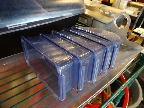 All One Money! Lot of Lid and 5 Drop Ins for Bar Topping Rail! - Image 2 of 3