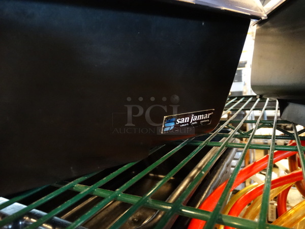 San Jamar Poly Bar Topping Rail w/ Lid and Drop Ins. 18x6x7 - Image 2 of 4