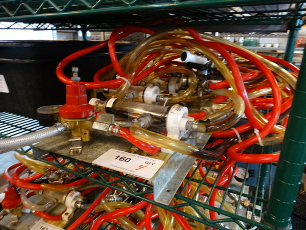 4 Micro Matic Metal Commercial Couplers w/ Gauge and Metal Panel. 4 Times Your Bid! - Image 2 of 3