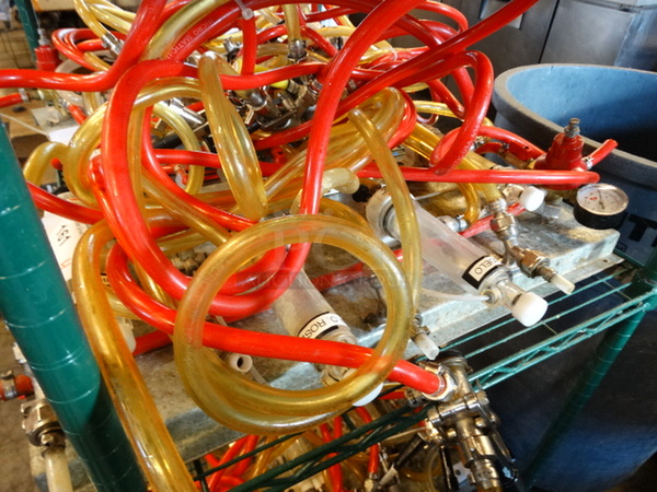 4 Micro Matic Metal Commercial Couplers w/ Gauge and Metal Panel. 4 Times Your Bid! - Image 1 of 3