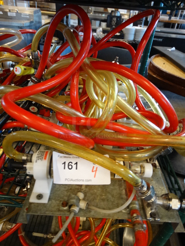 4 Micro Matic Metal Commercial Couplers w/ Gauge and Metal Panel. 4 Times Your Bid! - Image 2 of 3