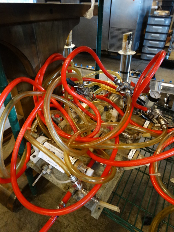 4 Micro Matic Metal Commercial Couplers w/ Gauge and Metal Panel. 4 Times Your Bid! - Image 1 of 3