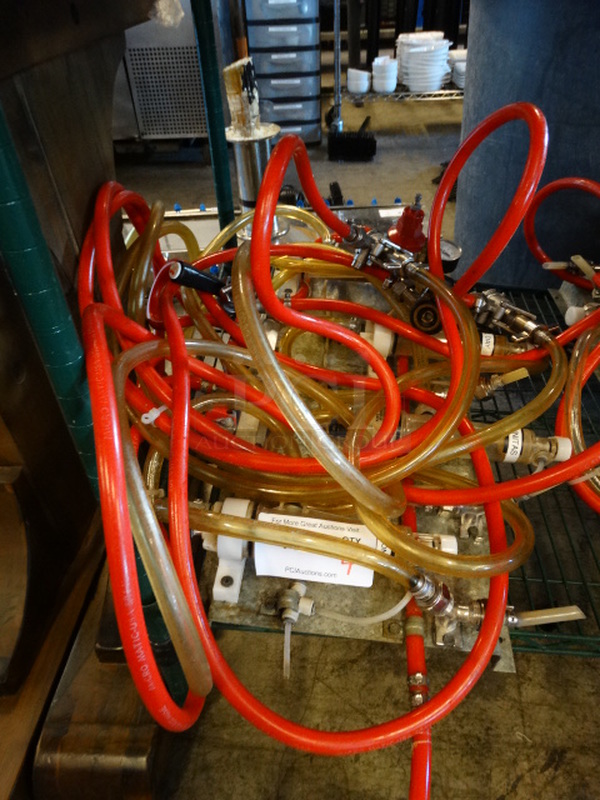 4 Micro Matic Metal Commercial Couplers w/ Gauge and Metal Panel. 4 Times Your Bid! - Image 2 of 3