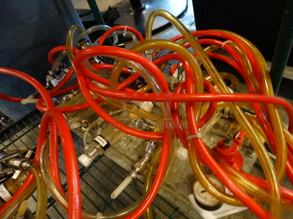 4 Micro Matic Metal Commercial Couplers w/ Gauge and Metal Panel. 4 Times Your Bid! - Image 2 of 4