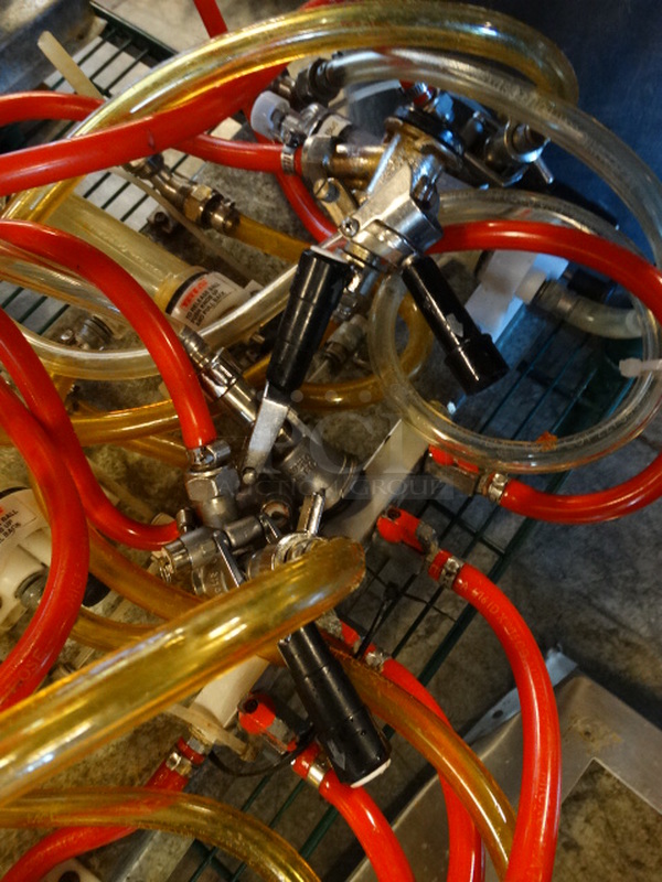 4 Micro Matic Metal Commercial Couplers w/ Gauge and Metal Panel. 4 Times Your Bid! - Image 4 of 4