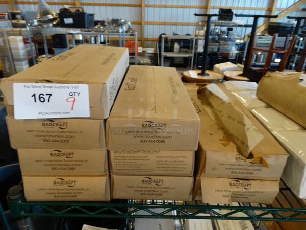 9 Boxes of Bakery Sheets. 9 Times Your Bid!