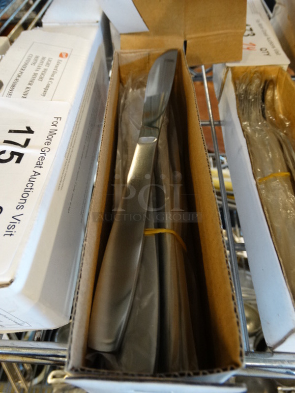 24 BRAND NEW IN BOX! Metal Knives. 8.5