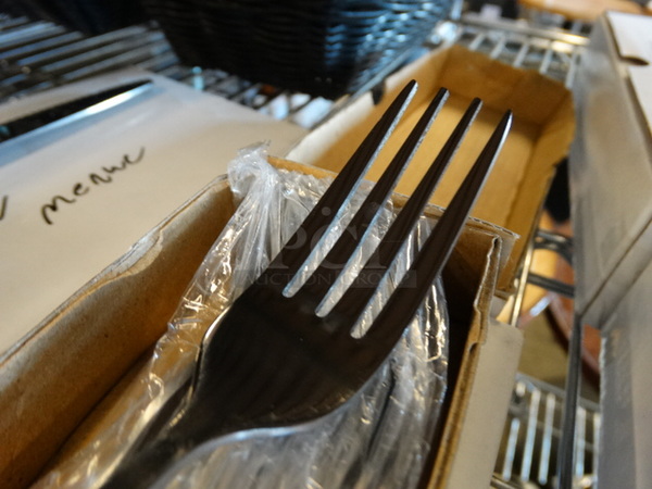 24 BRAND NEW IN BOX! Metal Forks. 7.5". 24 Times Your Bid! - Image 2 of 4