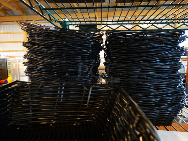 24 Black Bread Baskets. 9.5x7x2.5. 24 Times Your Bid! - Image 3 of 3