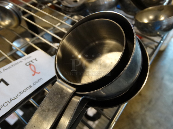 All One Money! Lot of Metal Dry Measuring Cups! - Image 2 of 4