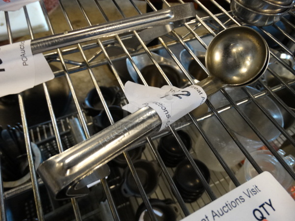3 Metal Ladles. 7". 3 Times Your Bid! - Image 1 of 3