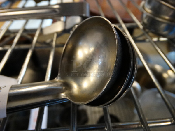 3 Metal Ladles. 7". 3 Times Your Bid! - Image 2 of 3