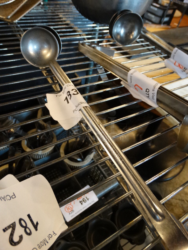 3 Metal Ladles. 12". 3 Times Your Bid! - Image 1 of 3