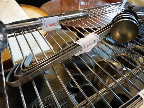 6 Metal Ladles. 11". 6 Times Your Bid! - Image 1 of 3