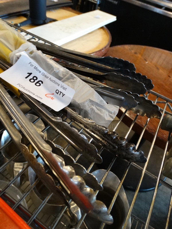 6 Metal Tongs. Includes 16". 6 Times Your Bid! - Image 2 of 3