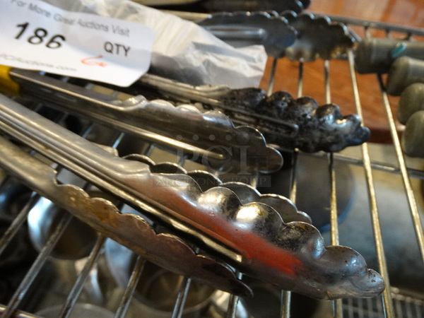 6 Metal Tongs. Includes 16". 6 Times Your Bid! - Image 3 of 3