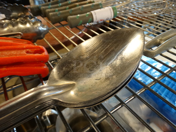8 Metal Serving Spoons. 16". 8 Times Your Bid! - Image 2 of 3