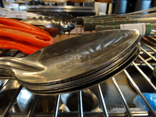 8 Metal Serving Spoons. 16". 8 Times Your Bid! - Image 3 of 3