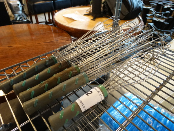 5 Metal Whisks. 12", 18". 5 Times Your Bid! - Image 1 of 2