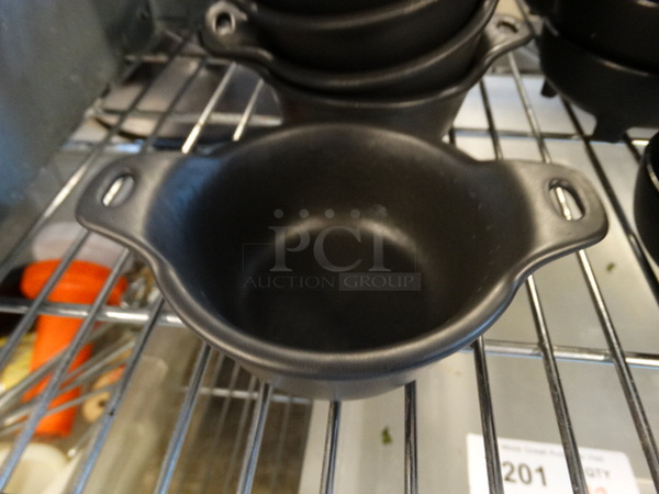 24 Metal Black Bowls w/ Handles. 5x3.5x2. 24 Times Your Bid! - Image 2 of 3