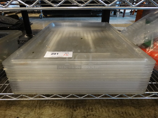 13 Poly Clear Lids. 18x26x1. 13 Times Your Bid! - Image 1 of 3
