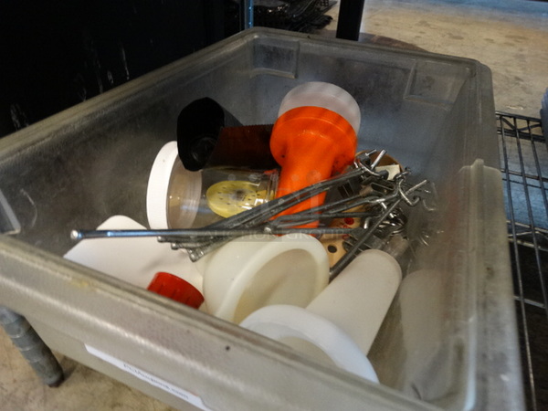All One Money! Lot of Various Items in Poly Clear Bin! - Image 2 of 3