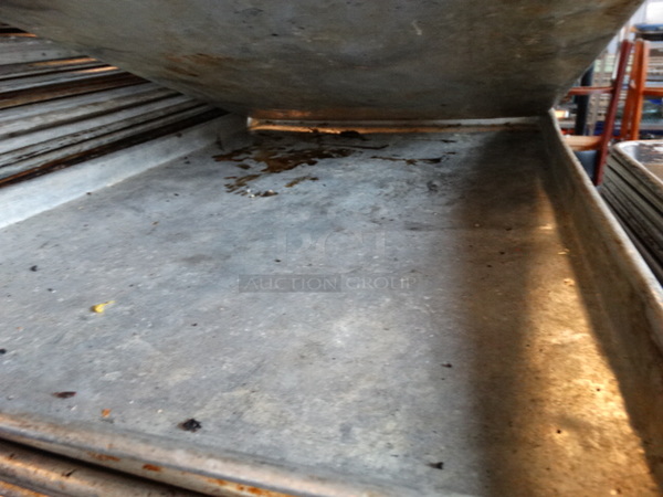 10 Metal Full Size Baking Pans. 18x26x1. 10 Times Your Bid! - Image 3 of 3