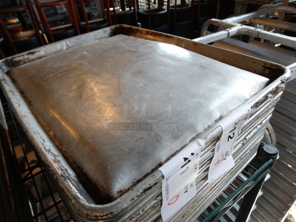 7 Metal Half Size Baking Pans. 13x18x1. 7 Times Your Bid! - Image 2 of 2